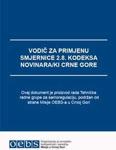 001 vodic za primjenu smjernice 28 kodeksa novinara