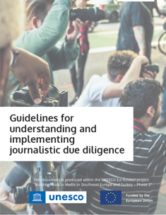 003 Guidelines for understanding and implementing due journalistic diligence